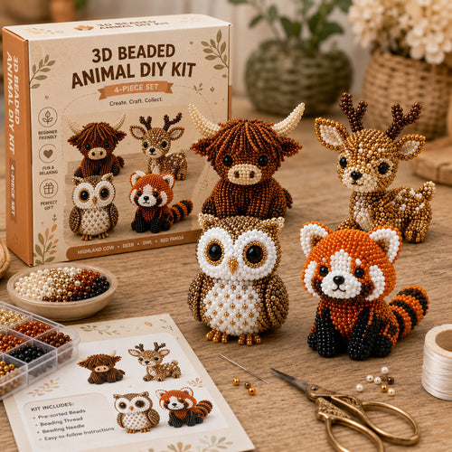 DIY Beaded Animal Craft Kit | Creative Art & Craft Set